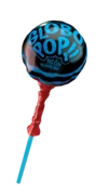 Electric Blue Plop Lollipops